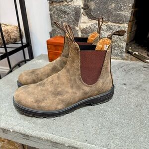 Brown Leather Chelsea Boots